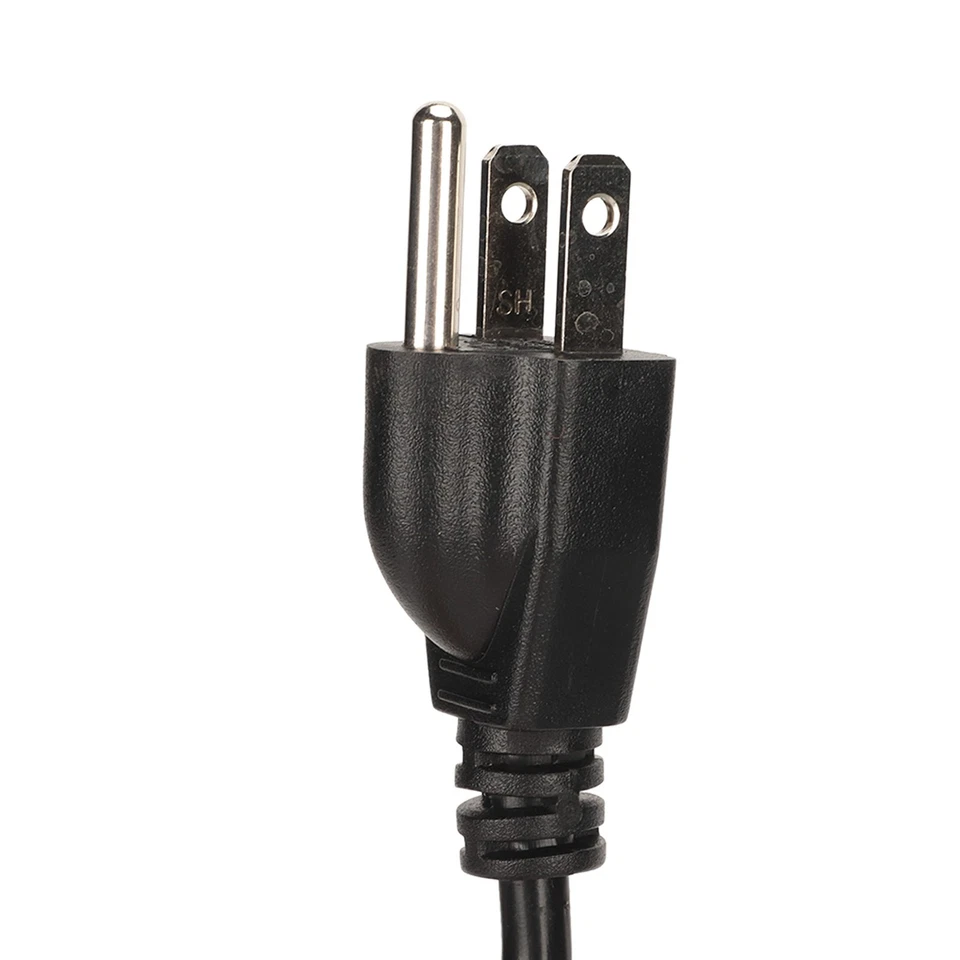 8.2ft 3 Prong AC Power Cord 18 AWG Copper Core 3 Pin Power Cable For TV Com OU - Image 3 of 4