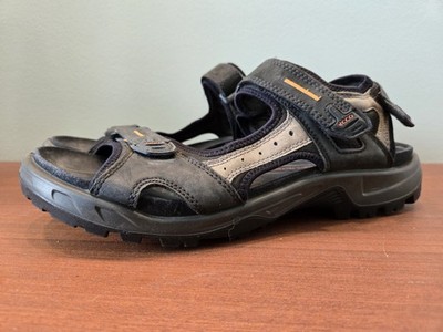 Ecco Sport Yucatan Men's Sandals Size 47 Black & Grey Receptor Technology