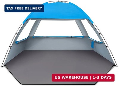 Venustas Beach Tent Sun Shelter for 3/4/6/8 Person, UPF 50+ UV Protection Beach