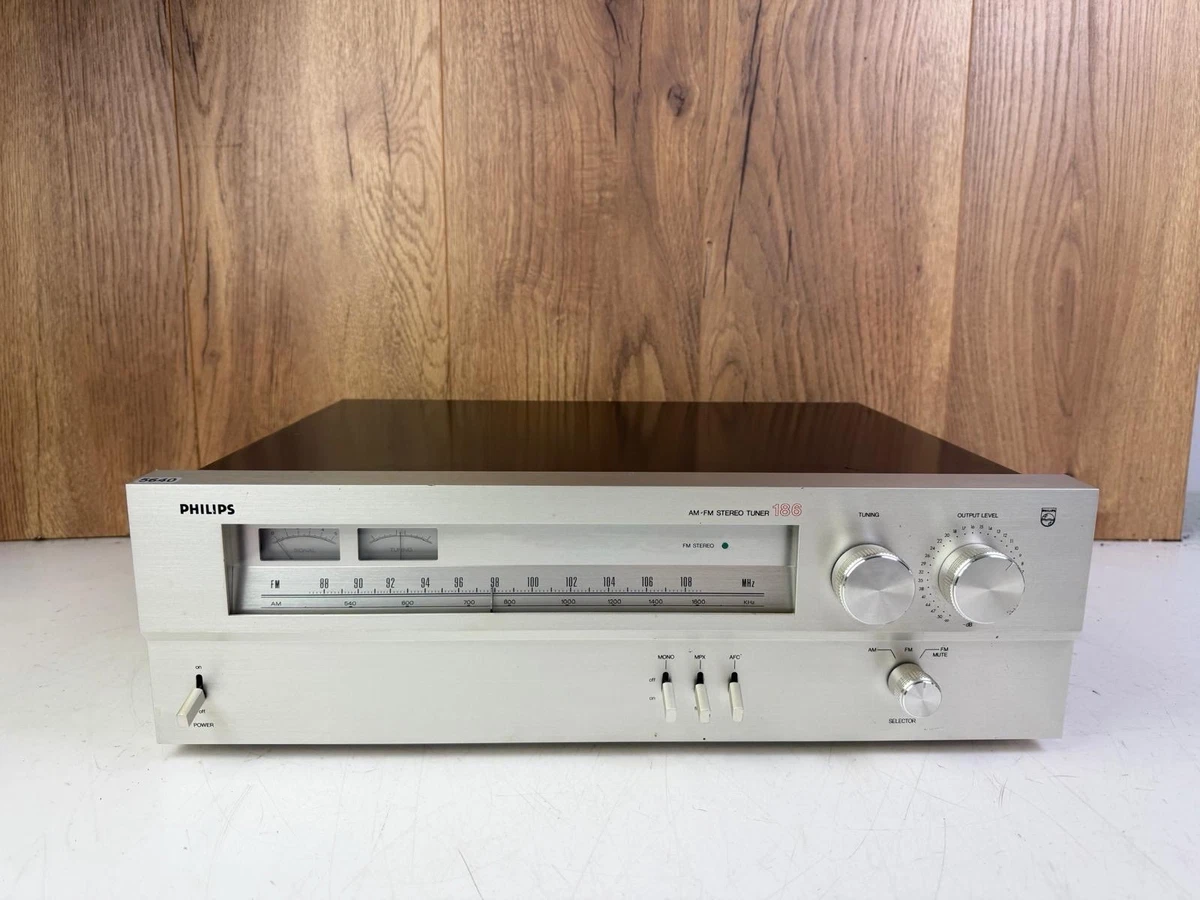 Philips 186 vintage sintonizador estéreo 22AH186 - Muy bueno