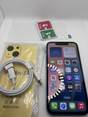Apple iPhone 13 Mini 256gb Blue Unlocked Smartphone 84% Battery - Image 1 of 4