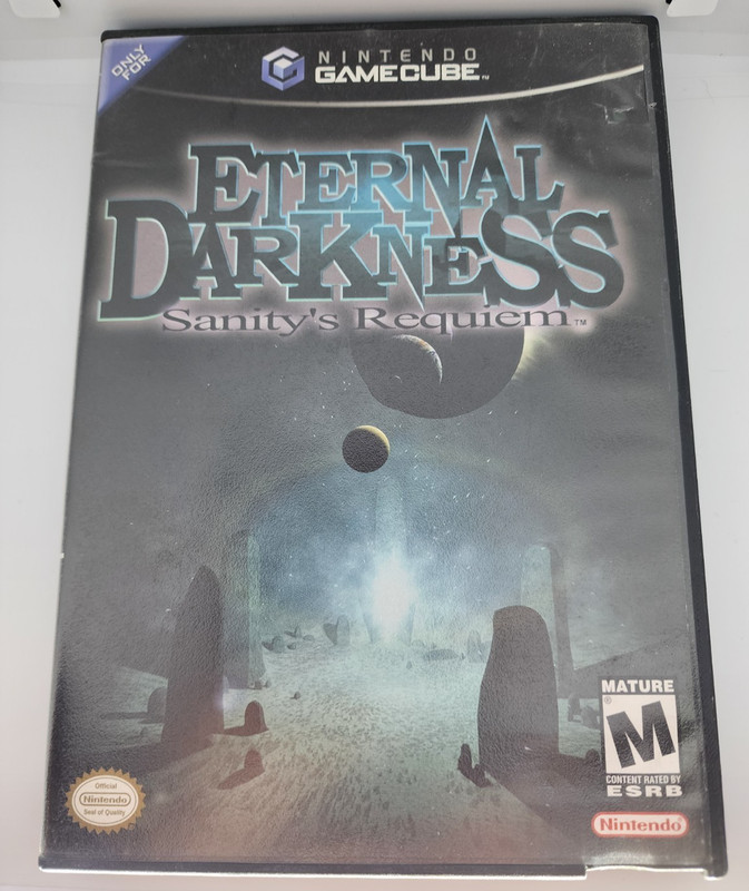 Eternal Darkness Sanity's Requiem GameCube Case Manual Inserts Only No Game