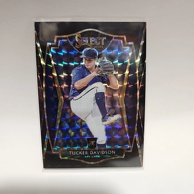 2021 Panini Select Baseball Tucker Davidson #150 RC Black Prizm 1/1 One of One