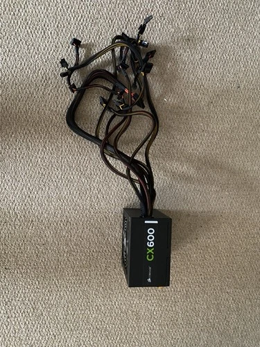 Corsair CX600 600W Black ATX PC PSU Power Supply FULLY TESTED