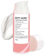 Butt Acne Treatment Cream With Tea Tree Oil FOR Pimples Inflammation Breakouts