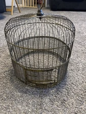 hendryx bird cage vintage brass