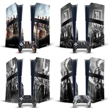 ZACK SNYDER'S JUSTICE LEAGUE CHARACTER ART VINYL SKIN FOR PS5 PRO DISC BUNDLE