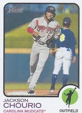 Jackson Chourio 2022 Topps Heritage Minor League #23 Carolina Mudcats