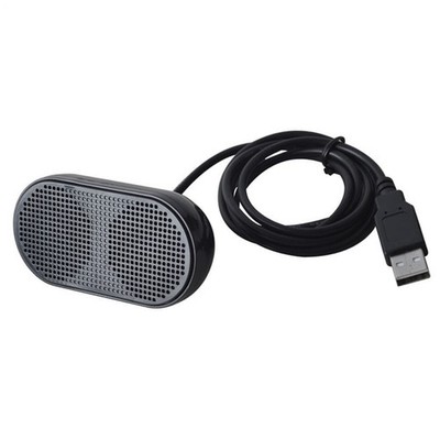 Tragbarer Mini-externer USB-Stereo-Computerlautsprecher, 2-Kanal-Lautsprecher, L