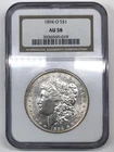 1894 O Morgan Silver Dollar NGC AU-58 - VAM-4 Doubled Date 1--4
