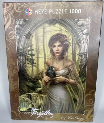 Heye 1000 Piece Puzzle - Cris Ortega - Forgotten -  crow  Rare