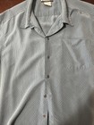 Columbia Adult Short Sleeve Men's Shirt Button Down XL Blue Nylon
