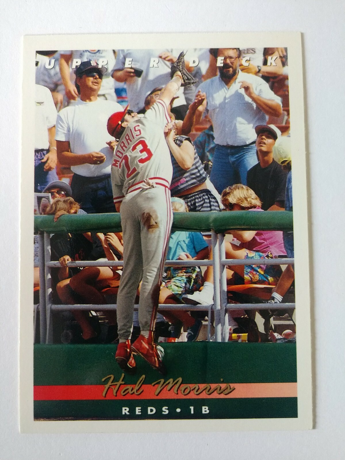 1993 Upper Deck Hal Morris #121 Cincinnati Reds