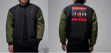 Nike Jordan Renegade Jacket Off Noir Olive HQ2664-045 Size-Large NWT$275
