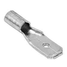 25 Uninsulated Quick Disconnect Terminal Connector Male 16-14 AWG Gauge 0.187"