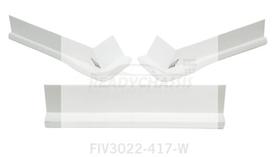 Fivestar Modified Aero Valance 3pc. White 3022-417-W