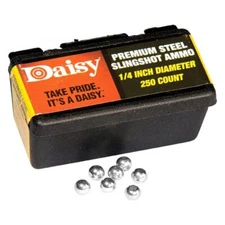Daisy, Powerline Steel Slingshot Ammo 1/4" Steel Shot 250/Box 988114-446