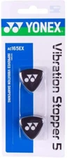 *NEW* 2 PACK YONEX "BLACK/WHITE" VIBRATION STOPPER 5 DAMPENERS TENNIS RACQUETS