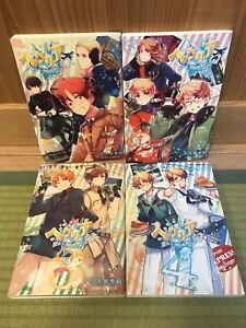 Hetalia World Stars 1 4 Manga Set Himaruya Hidekazu Japanese Comic Ebay