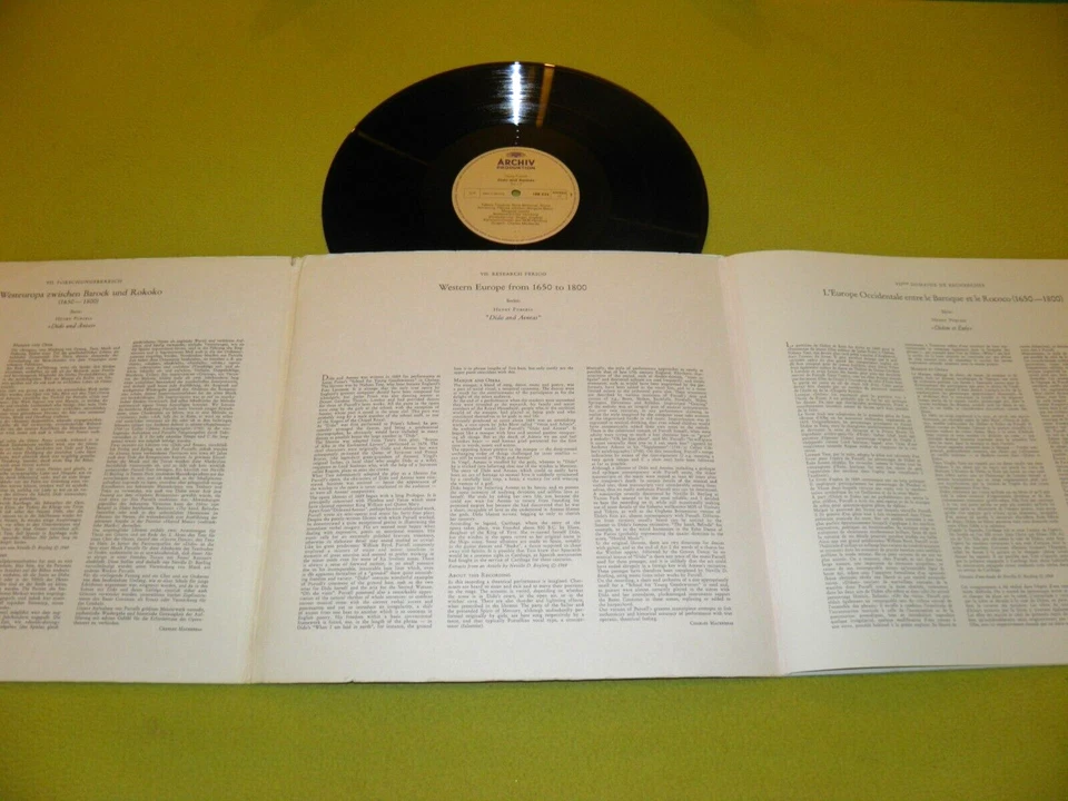 Henry Purcell - Dido And Aeneas / Troyanos / Mackerras - 1968 STEREO Archiv EX - Image 2 of 2