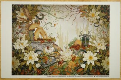 Linda Ravenscroft Art Print Mystic Garden Enchanted Garden Duirwaigh Publishing