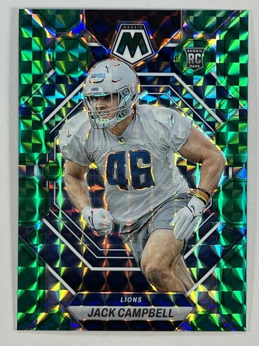 Jack Campbell 2023 Panini Mosaic - Green Mosaic #323 Detroit Lions
