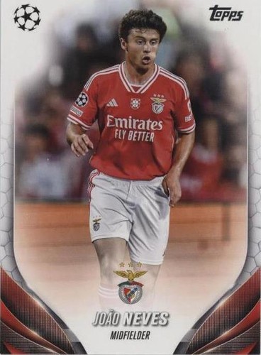 2023-24 Topps Merlin UEFA UCC Blue Refractor Auto /75 Joao Felix