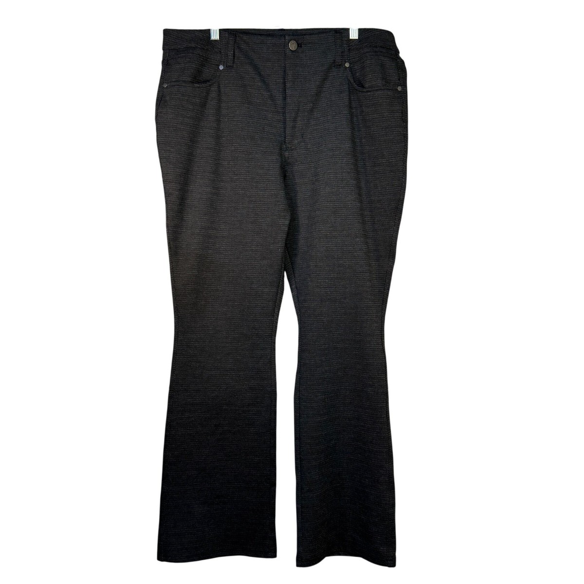 Simply Vera Vera Wang Bootcut Pants Size XXL Black \u0026 White Stretch Fabric |  eBay