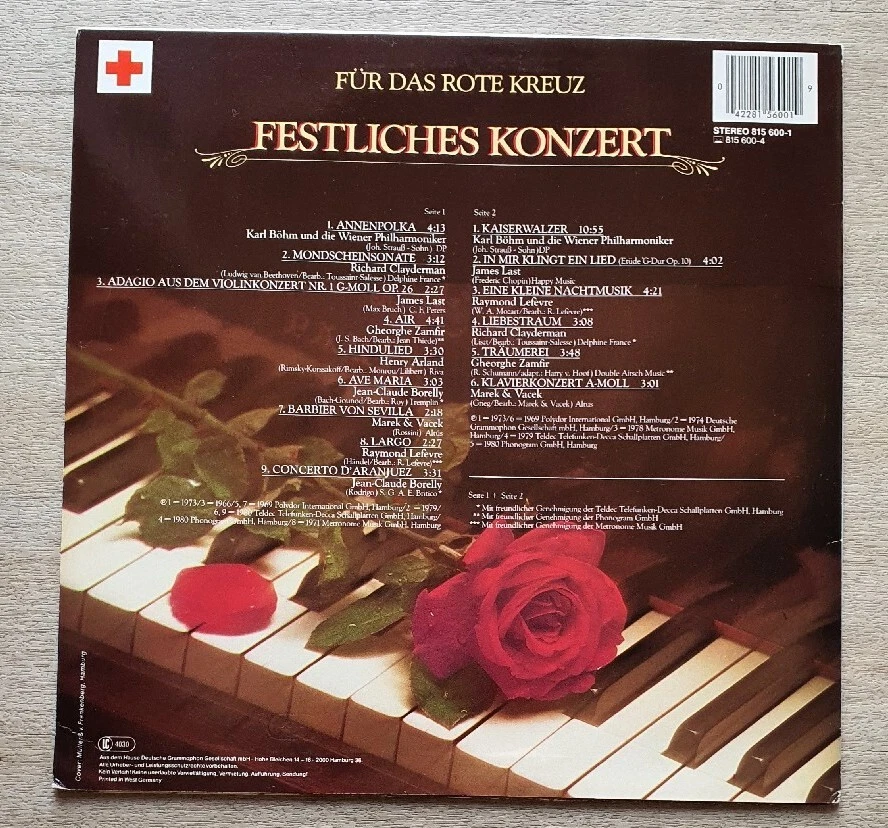 Festliches Konzert für das Rote Kreuz Polydor 815600-1 LP - Bild 2 von 4