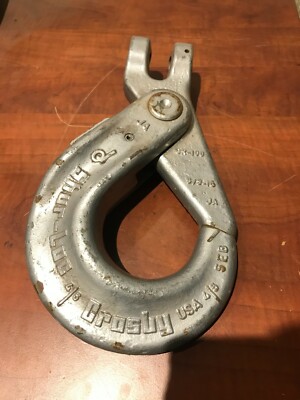New 5/8'' Crosby A-1317 Shur-Loc Clevis Hook  | 22,600 Lbs. WLL 1029036 Grade 100