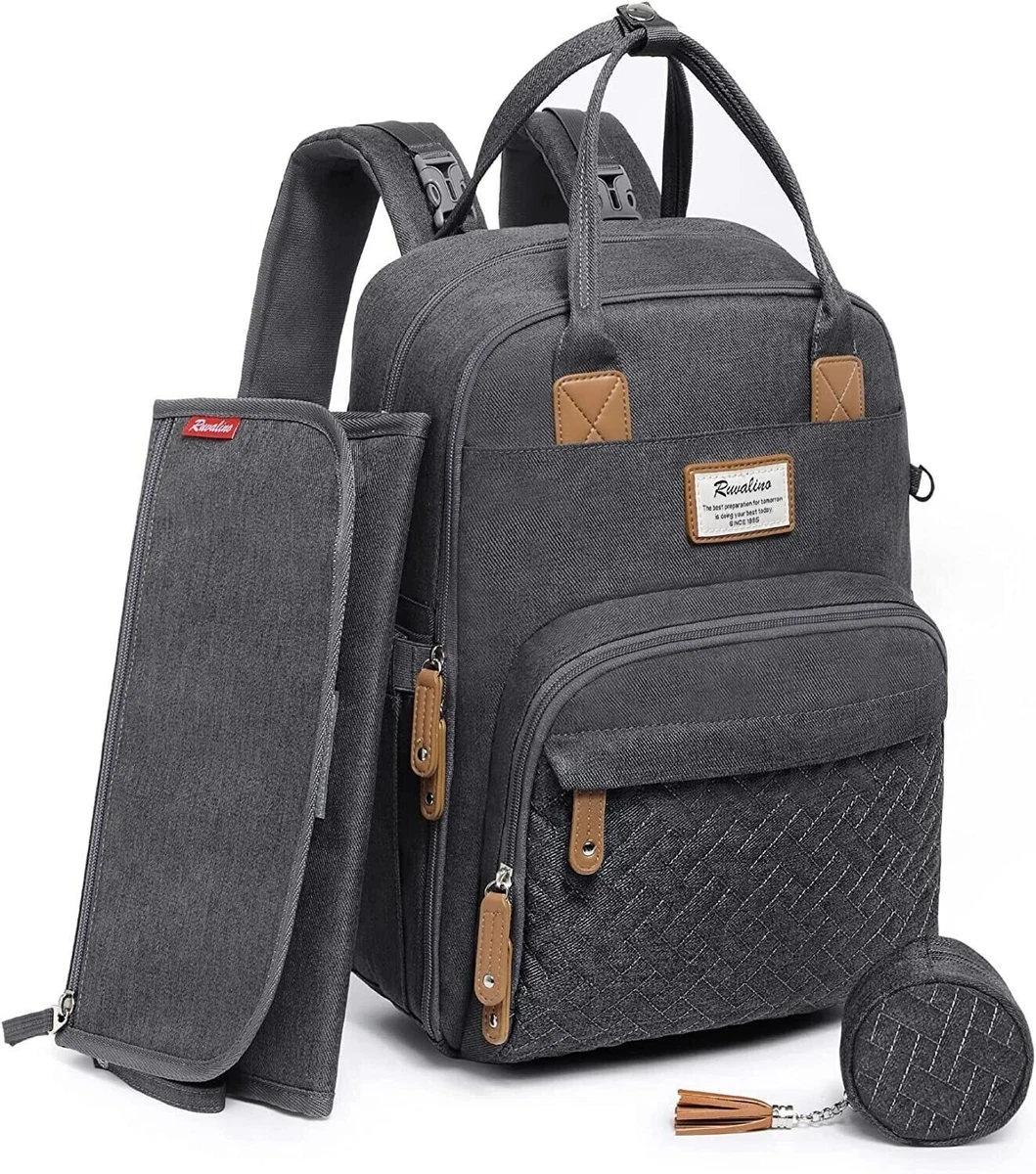 Changing bag with insulated bottle best sale pockets