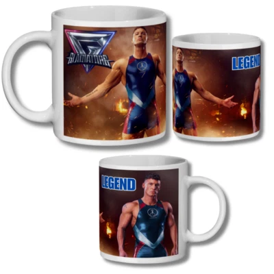 Gladiators Mug Legend Fans Birthday Gift Son Daughter New British TV Series