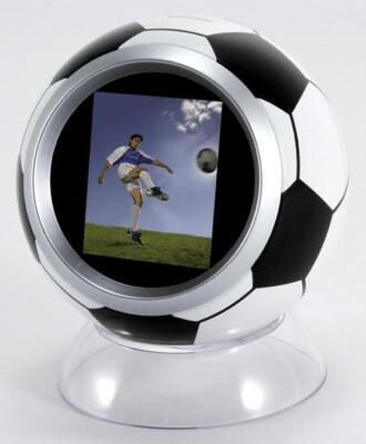 Soccer Ball Digital Photo Frame / Viewer Football MAC PC  New Old Stock in Box