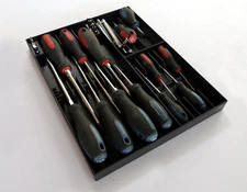 Screwdriver Tray Storage Sorter Organizer Tool Chest Drawer Storage Compartment