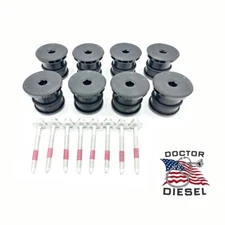 Silicone Body Mount Kit (8pc)  2008-2016 Ford Powerstroke 6.4L 6.7L (Crew Cab)