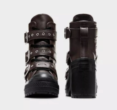 SIZE WOMENS -Chuck 70 De Luxe Heel Leather Buckles High Top