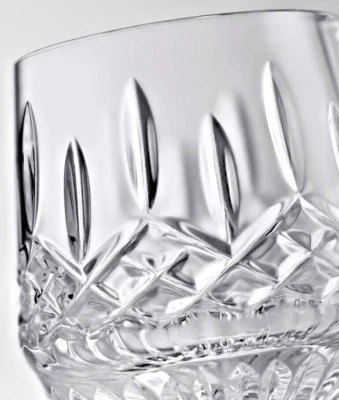 NEW Waterford LISMORE Roly Poly WHISKEY Tumbler MADE in IRELAND 9oz V 3.25"T NOS