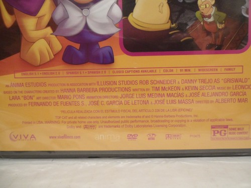 New! Sealed! Top Cat The Movie And Top Cat Begins DVD Bundle - Picture 6 of 10
