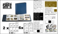 Postcard Album Safe 6002 Ring Binder Yokama 8 Sleeves For 96 Old Postcards