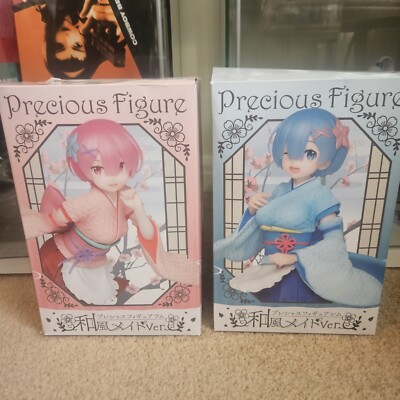 Ram und Rem Rezero Kimono Figuren