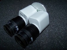 Carl Zeiss binocular tube f 170 with 10X magnetic eyepieces