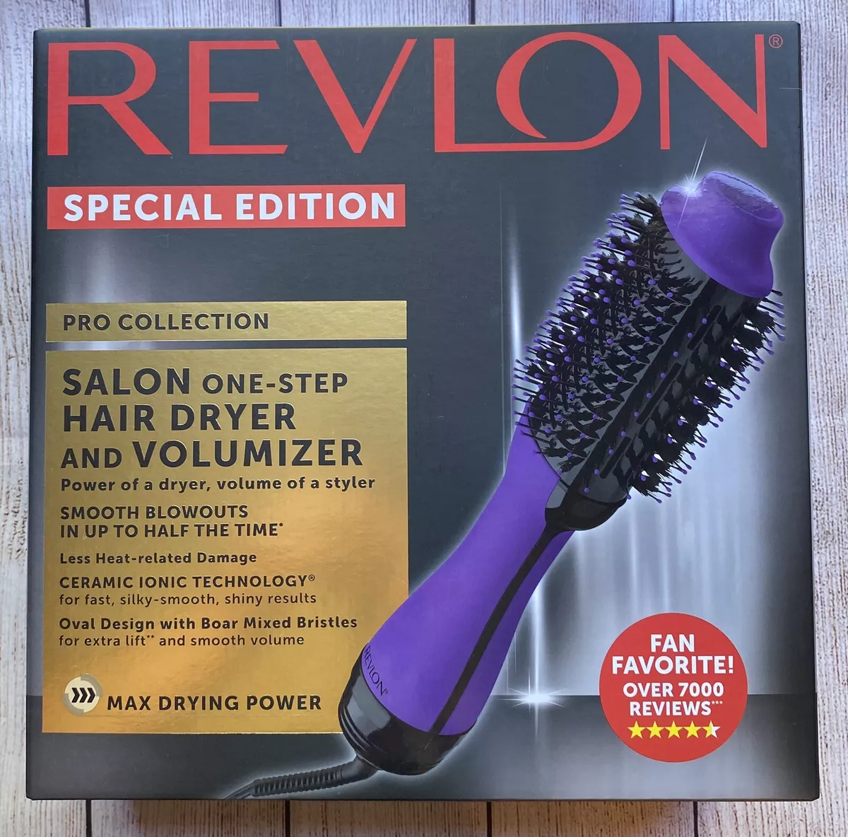 Revlon SPECIAL EDITION- Pro Salon One Step Hair Dryer & Volumizer Brush  Purple