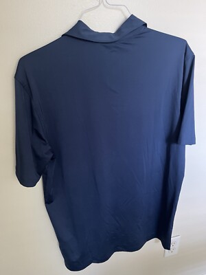 Masters Golf Tech Collection Polo Augusta National Geometric Blue