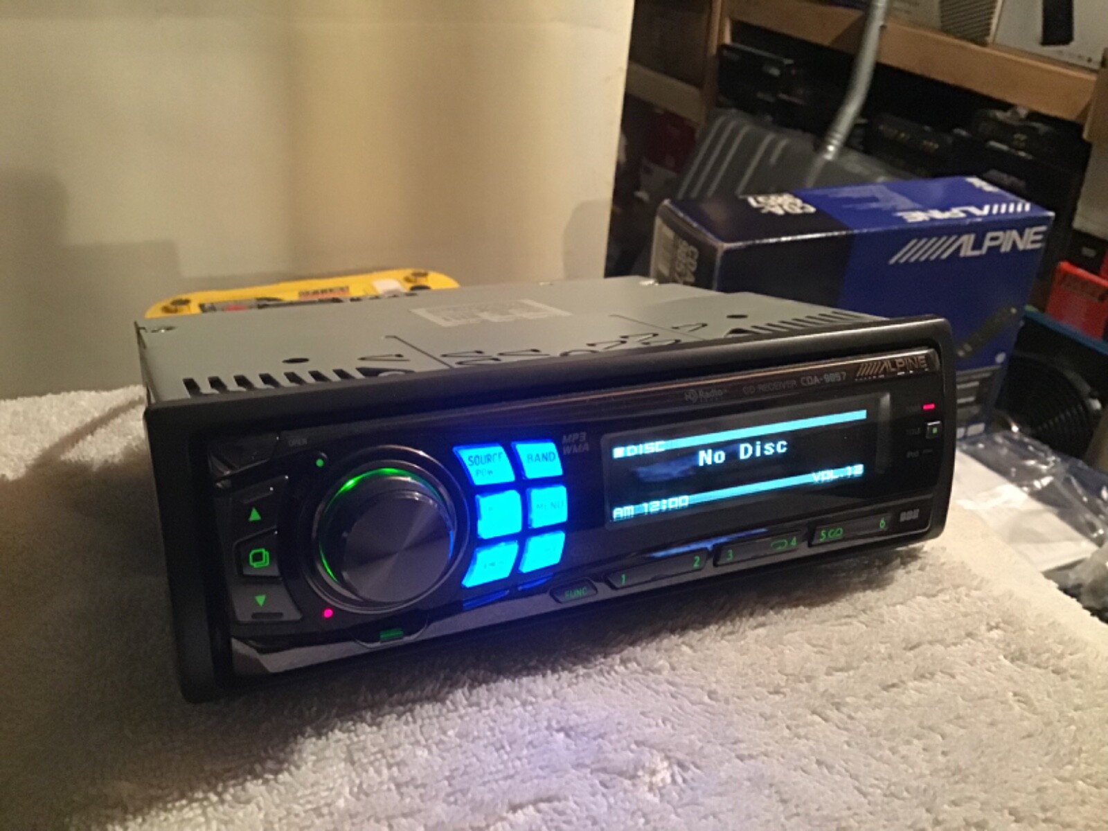 Alpine CDA9857 Car Stereo MP3 CD TESTED & WORKING eBay