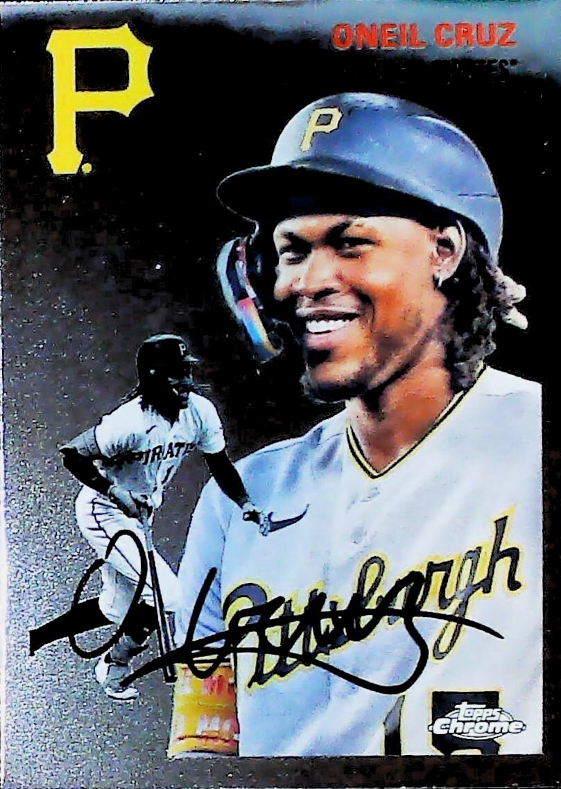 2023 TOPPS CHROME PLATINUM ANNIVERSARY #395 ONEIL CRUZ PITTSBURGH PIRATES