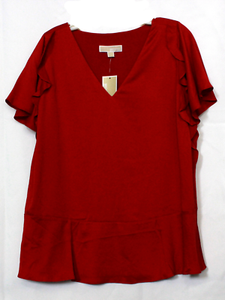 red michael kors shirt
