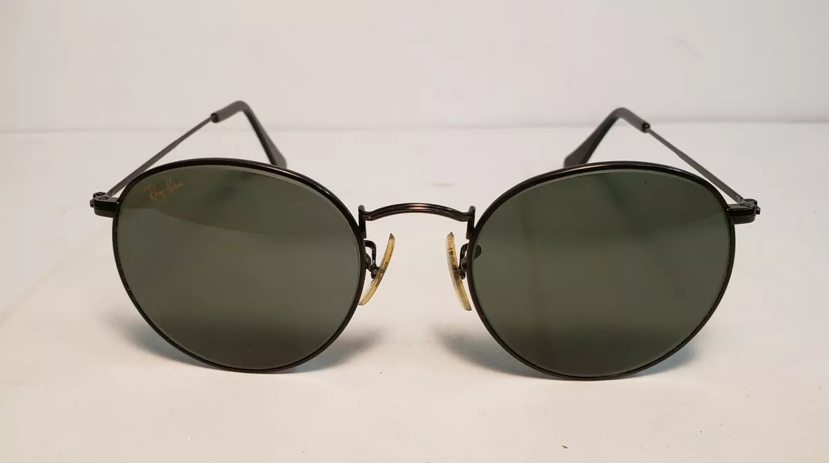 Round metal ray 2025 ban black