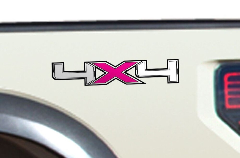 Pink F150 Sticker 4x4 Off Road Truck Bed Decal Set Fits: Ford F150 Raptor Stickers 16