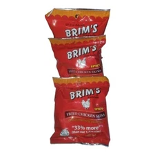 Brim's Spicy Fried Chicken Skins (3 pack)