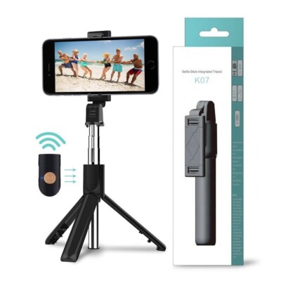 Selfie Stick Tripod Bluetooth Remote Adjustable Desktop For Samsung S24 S23Ultra